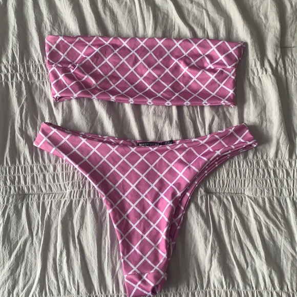 Nasty Gal Other - NWOT Pink Nasty Gal Bikini